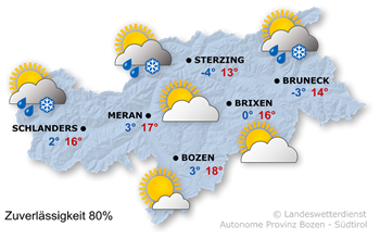 Erst Sonne, am Abend Schauer