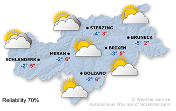 Precipitation in the evening and overnight